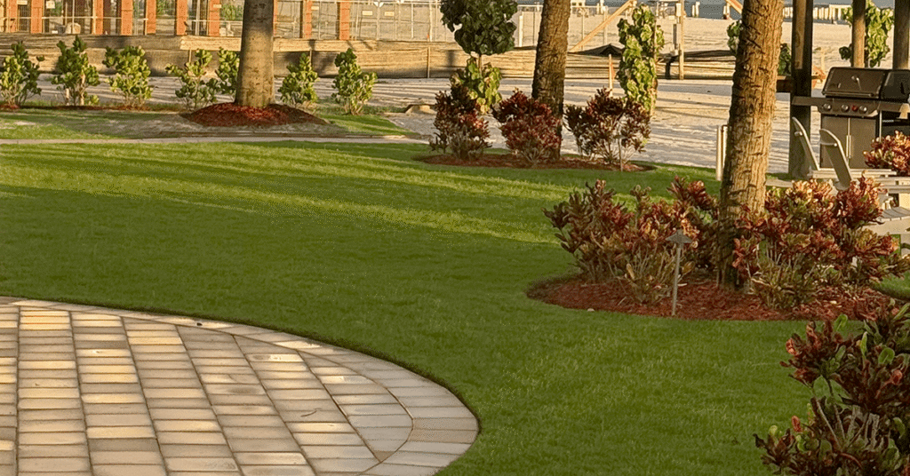 Florida turf at resort