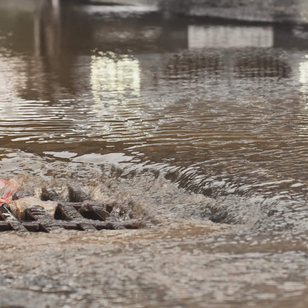 Storm water and heavy rains add to the problems
