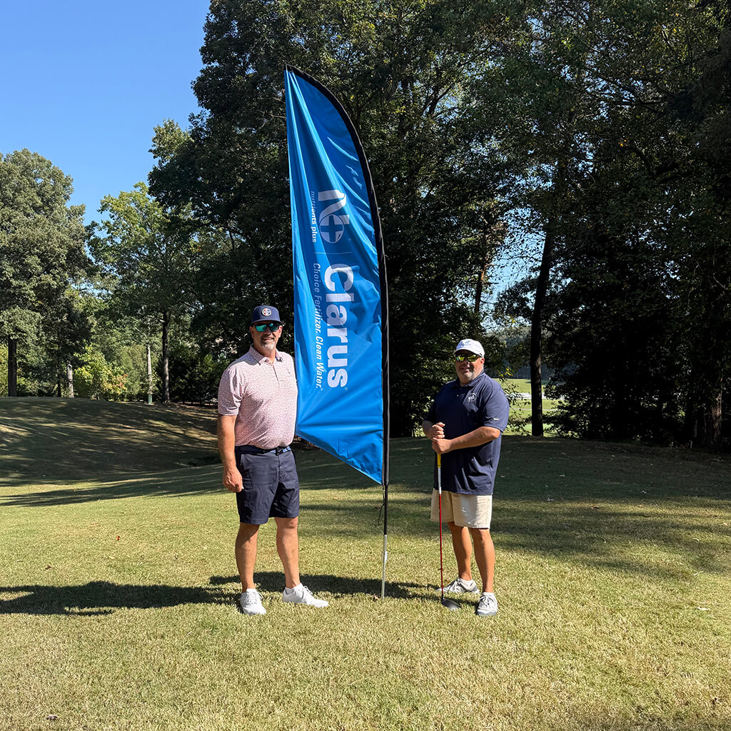 Chris Grimes and Keith Baughan C&K Landscaping, LLC at the 2026 Doug Smith Memorial Siteone Golf Tournament